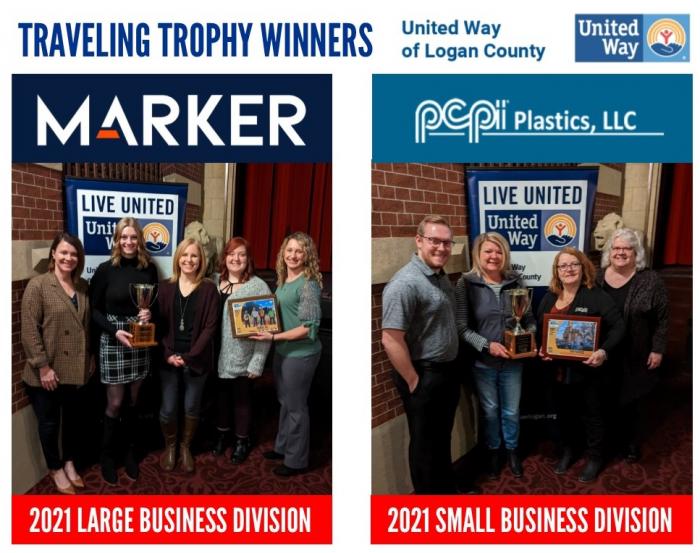 Marker and PCPI Plastics win the Traveling Trophies